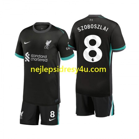 Fotbalový Dres Liverpool Szoboszlai 8 Dětské Venkovní 2024/25